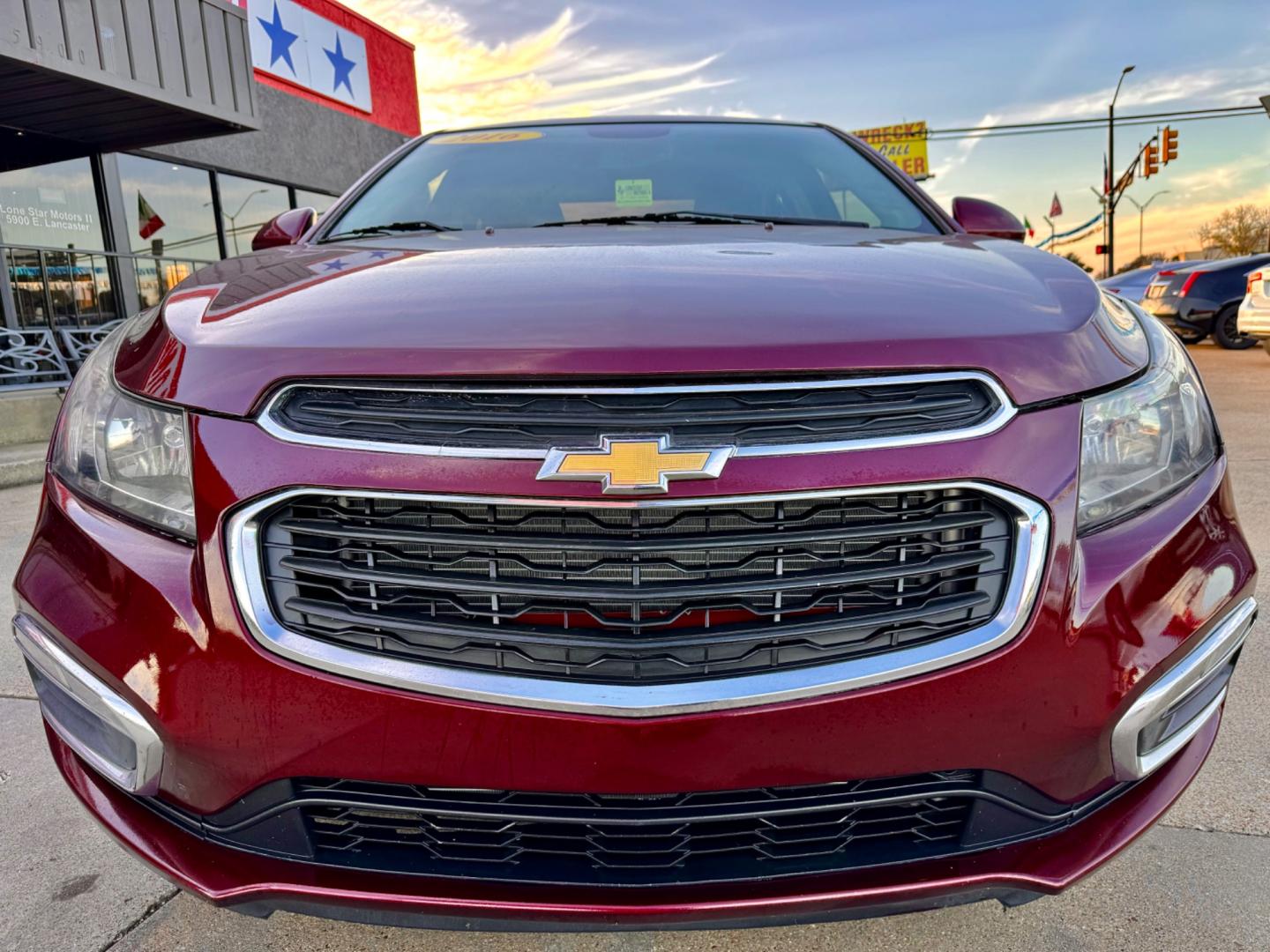 2016 RED /Gray CHEVROLET CRUZE LIMITED 1LT 1LT Auto 4dr Sedan w/1SD (1G1PE5SB1G7) with an 1.4L I4 Turbocharger engine, Automatic 6-Speed transmission, located at 5900 E. Lancaster Ave., Fort Worth, TX, 76112, (817) 457-5456, 0.000000, 0.000000 - This is a 2016 Chevrolet Cruze Limited 1LT Auto 4dr Sedan w/1SD that is in excellent condition. There are no dents or scratches. The interior is clean with no rips or tears or stains. All power windows, door locks and seats. Ice cold AC for those hot Texas summer days. It is equipped with a CD playe - Photo#2